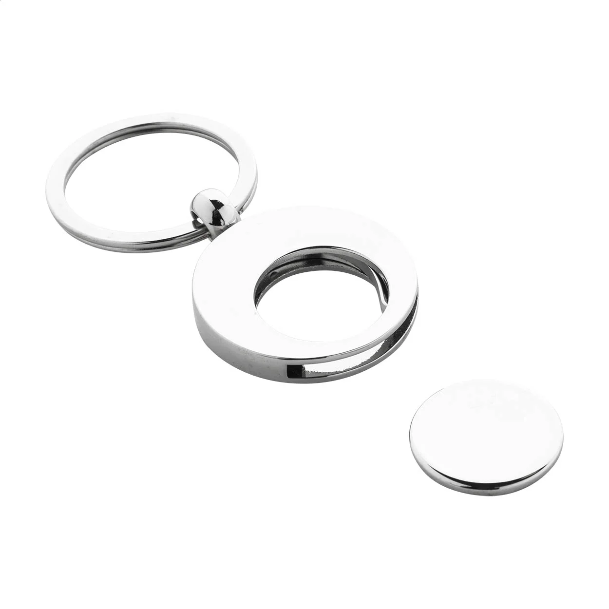 EKW-Chip/Schlüsselanhänger Cromo, silber – Bild 3