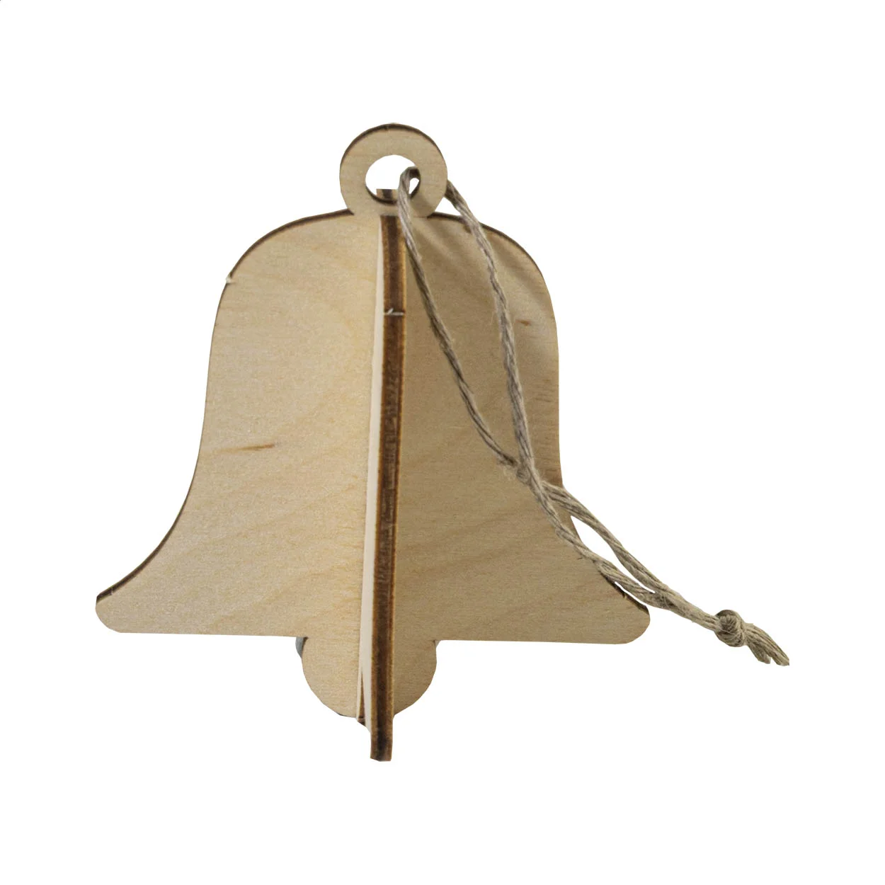 Weihnachtskarte FestiCard Kraft, Stern, natur – Bild 3