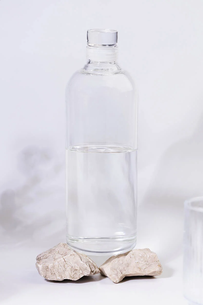 Glasflasche Agua, transparent – Bild 4