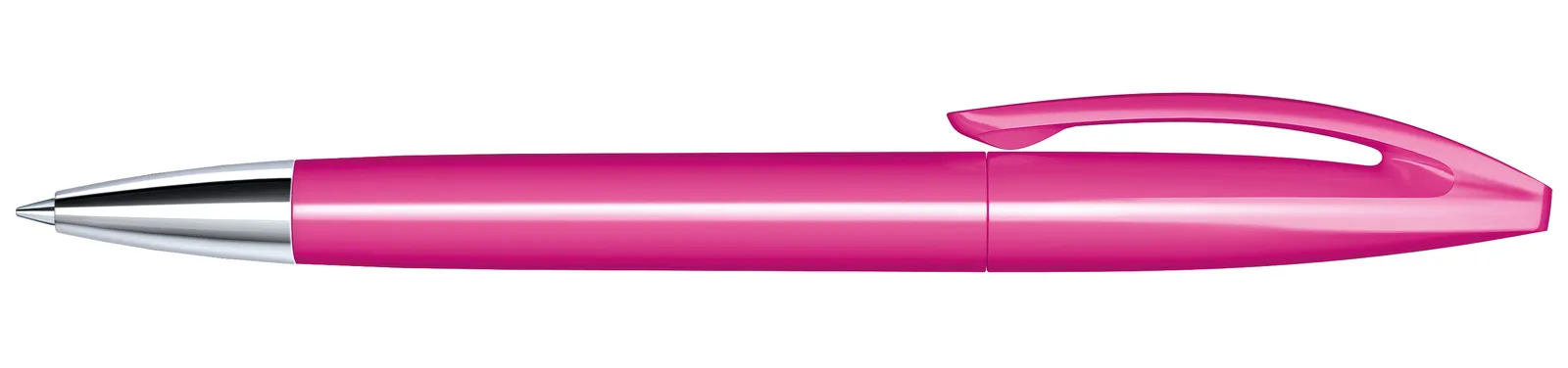 Bridge Polished MT Drehkugelschreiber, Rhodamine Red - Pink – Bild 4