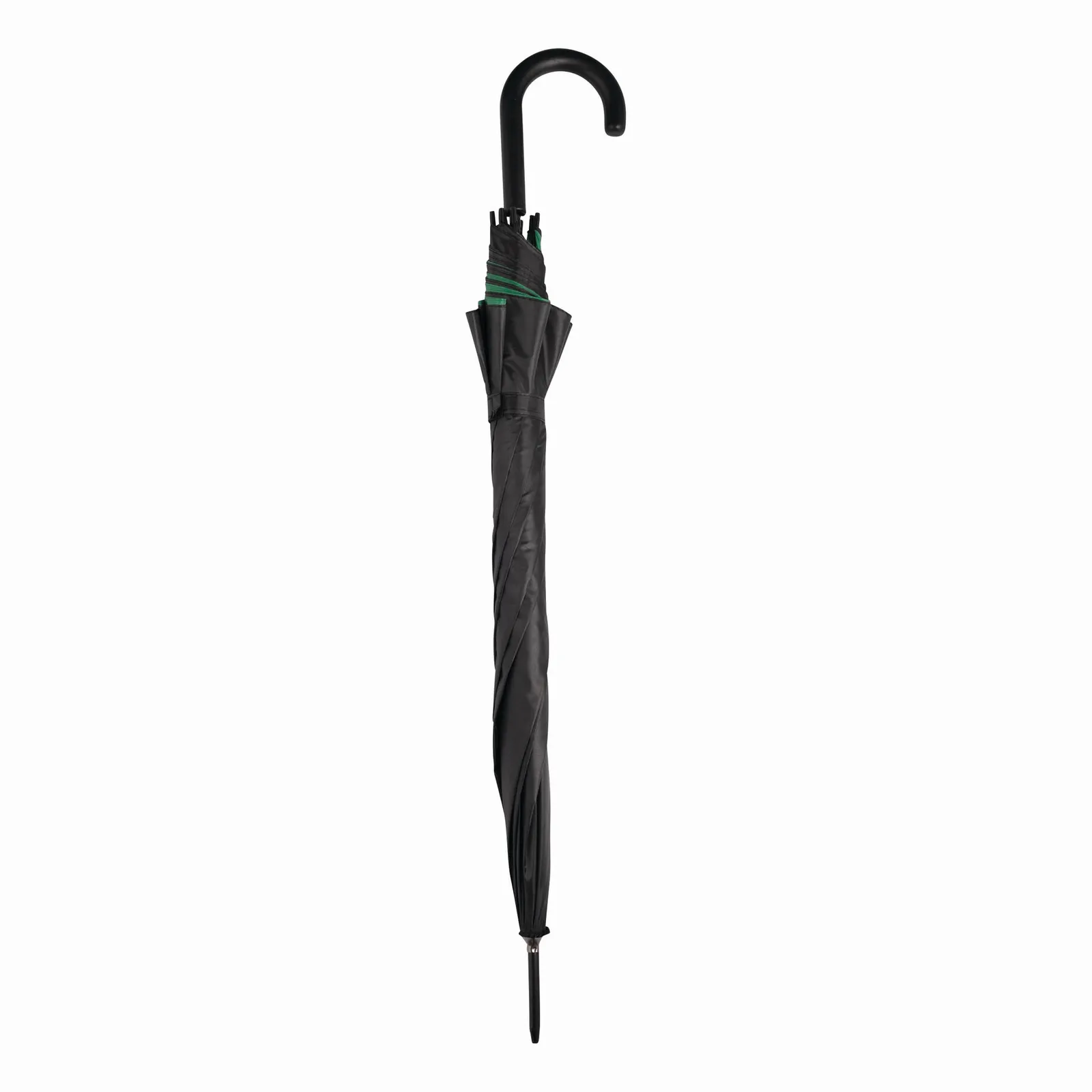 DOUBLY Umbrella, Automatik-Stockschirm, grün, schwarz – Bild 3
