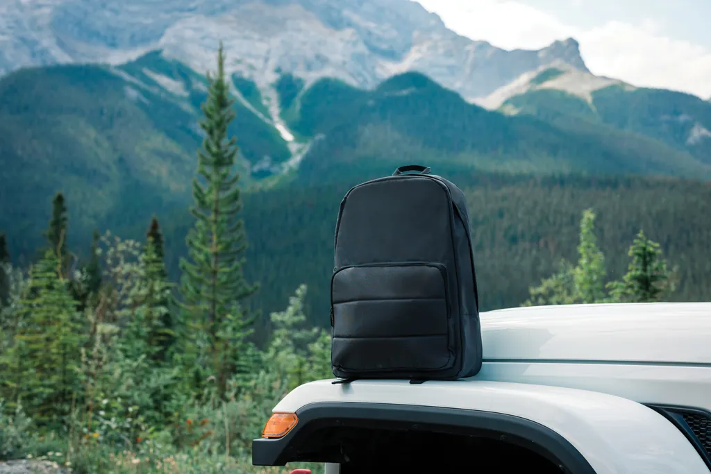 Impact AWARE™ RPET Basic 15,6" Laptop-Rucksack, schwarz – Bild 4