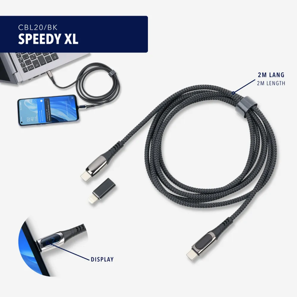 Ladekabel SPEEDY XL gunmetal/schwarz, gunmetal/schwarz – Bild 6