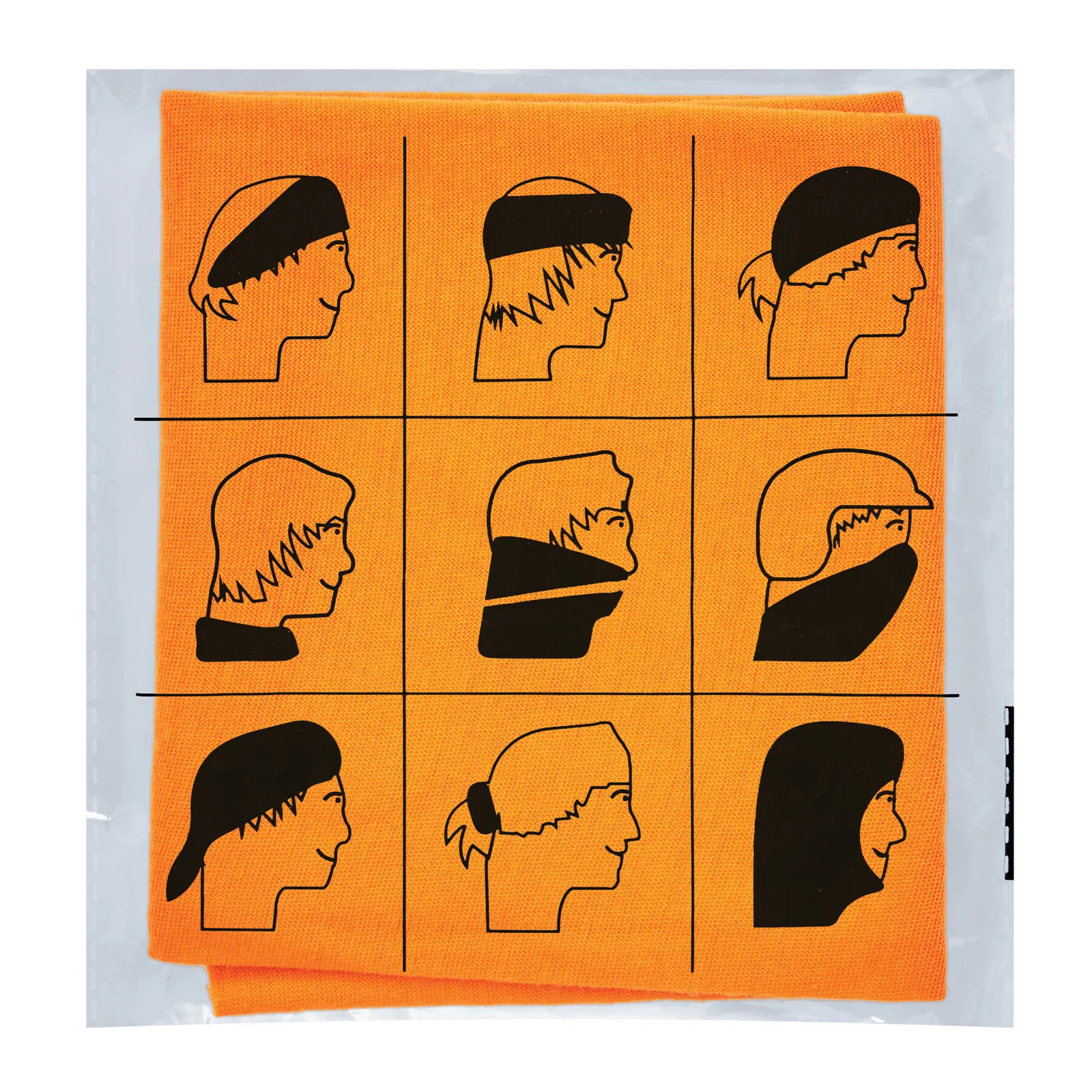 TRENDY - Multifunktionstuch, orange – Bild 3