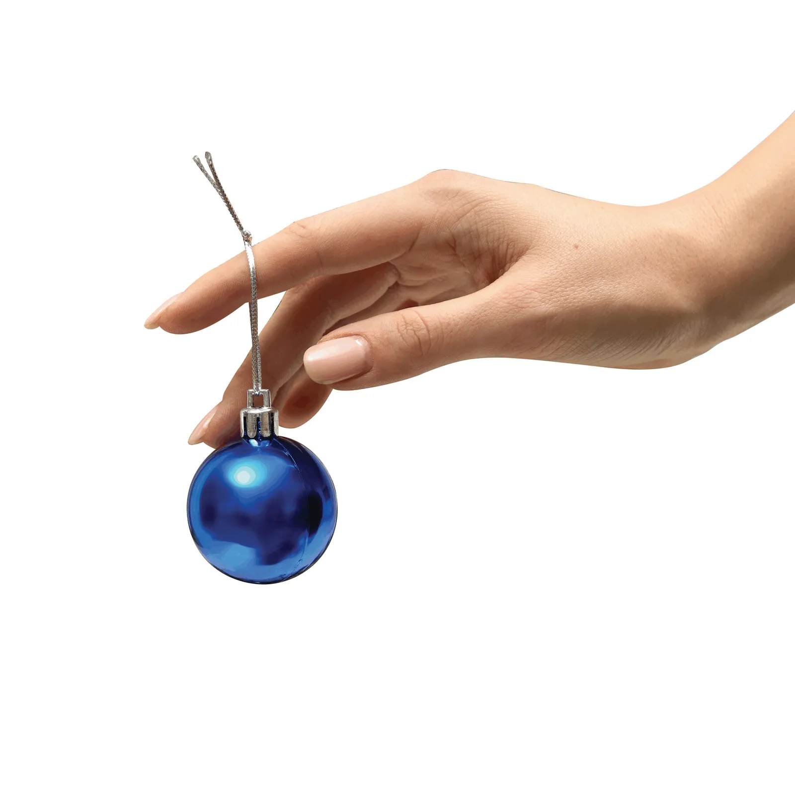 XMAS LINE - Baumkugeln, blau, silber – Bild 4