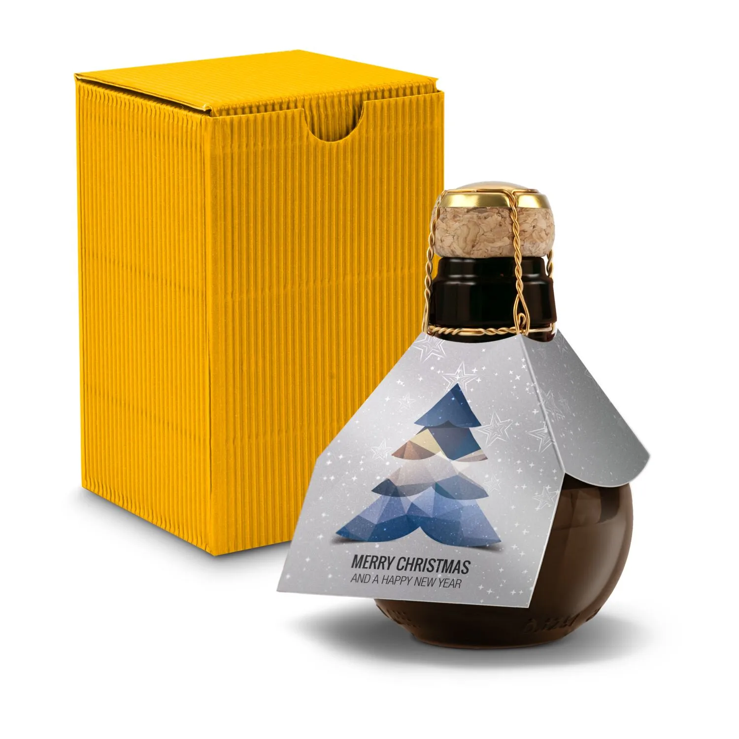 Kleinste Sektflasche der Welt! Merry Christmas - Inklusive Geschenkkarton, 125 ml