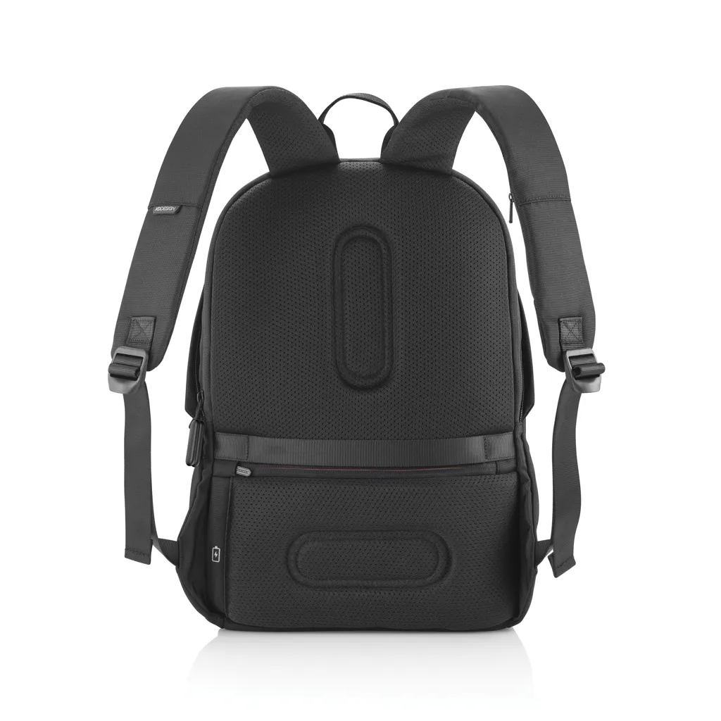 Bobby Soft, Anti-Diebstahl-Rucksack, schwarz – Bild 4