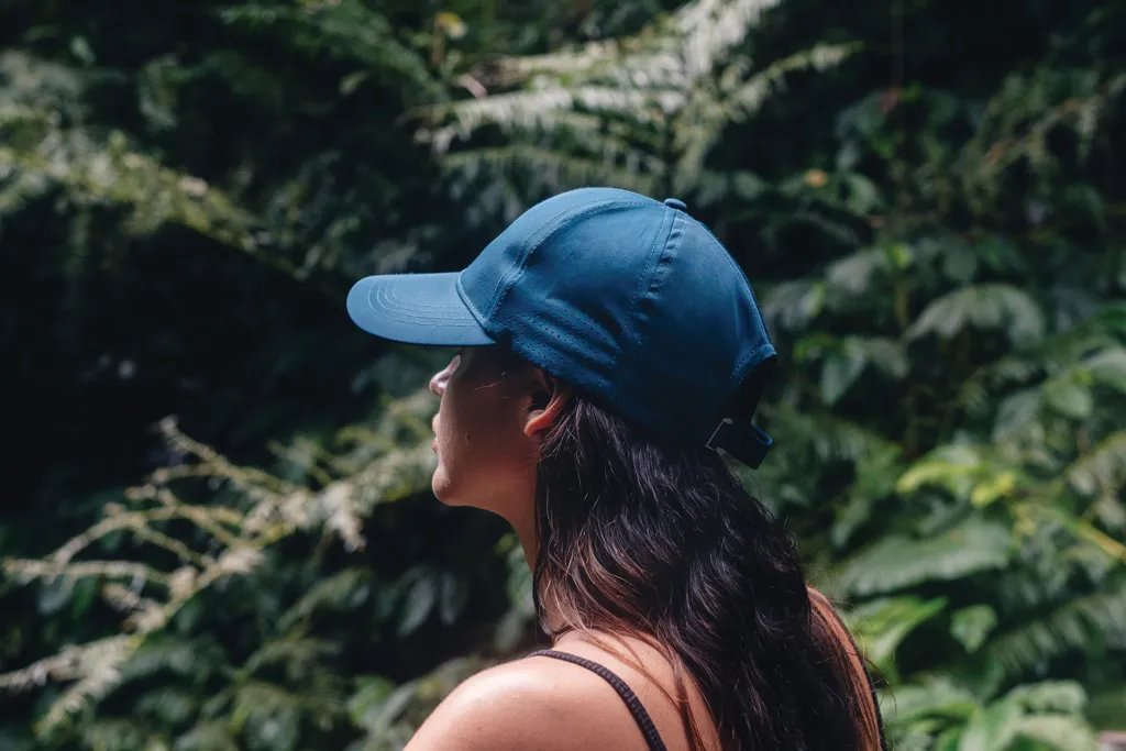 Impact AWARE™ rPET 6-Panel-Sportkappe, navy blau – Bild 4