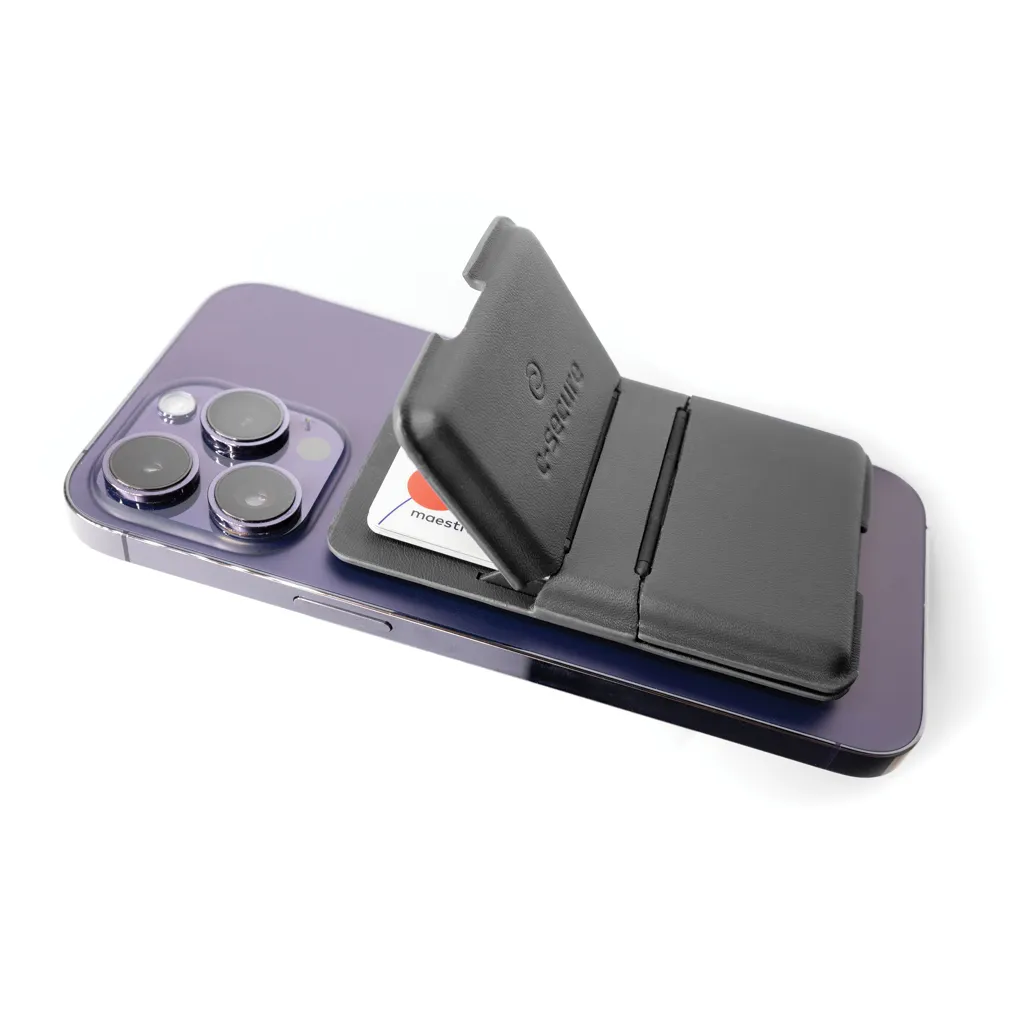 C-Secure MagSafe Phone-Wallet, schwarz – Bild 5