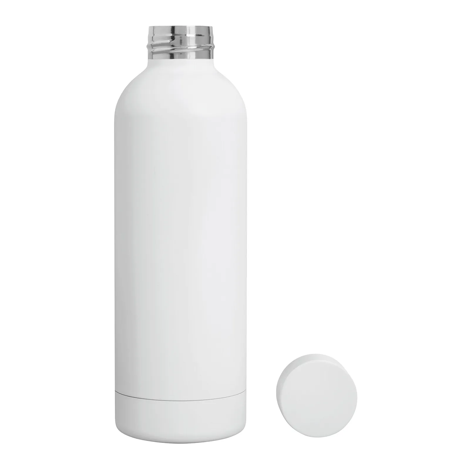 GET WARM - Vakuum-Isolierflasche, weiß – Bild 3