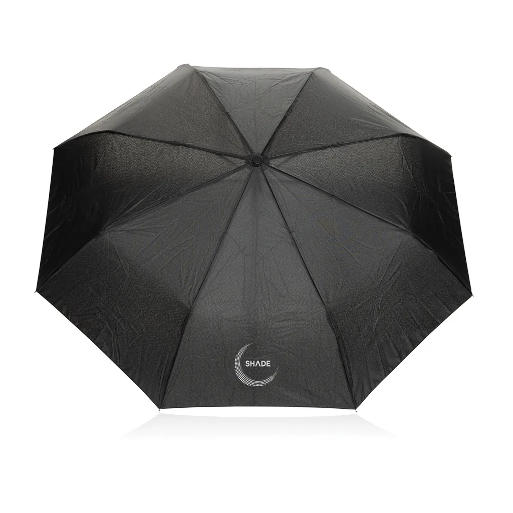 Yara 21“ AWARE™ rPET Regenschirm mit Karabiner, schwarz – Bild 5