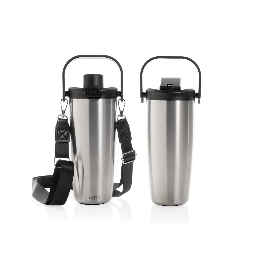 Avira Ayala Crossbody Duosip Becher aus RCS rec. Stahl, silber – Bild 2