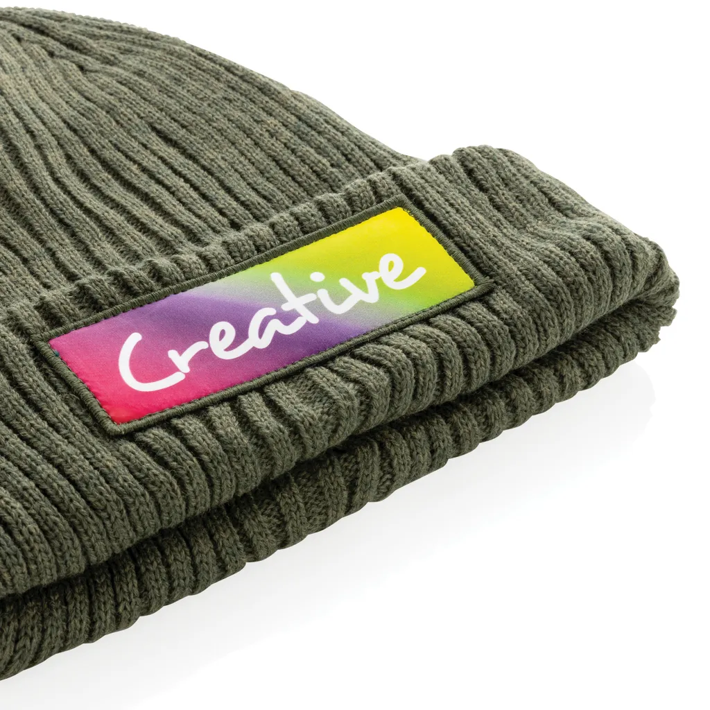 Impact AWARE™ Polylana® doppelt gestrickte Mütze, grün – Bild 6