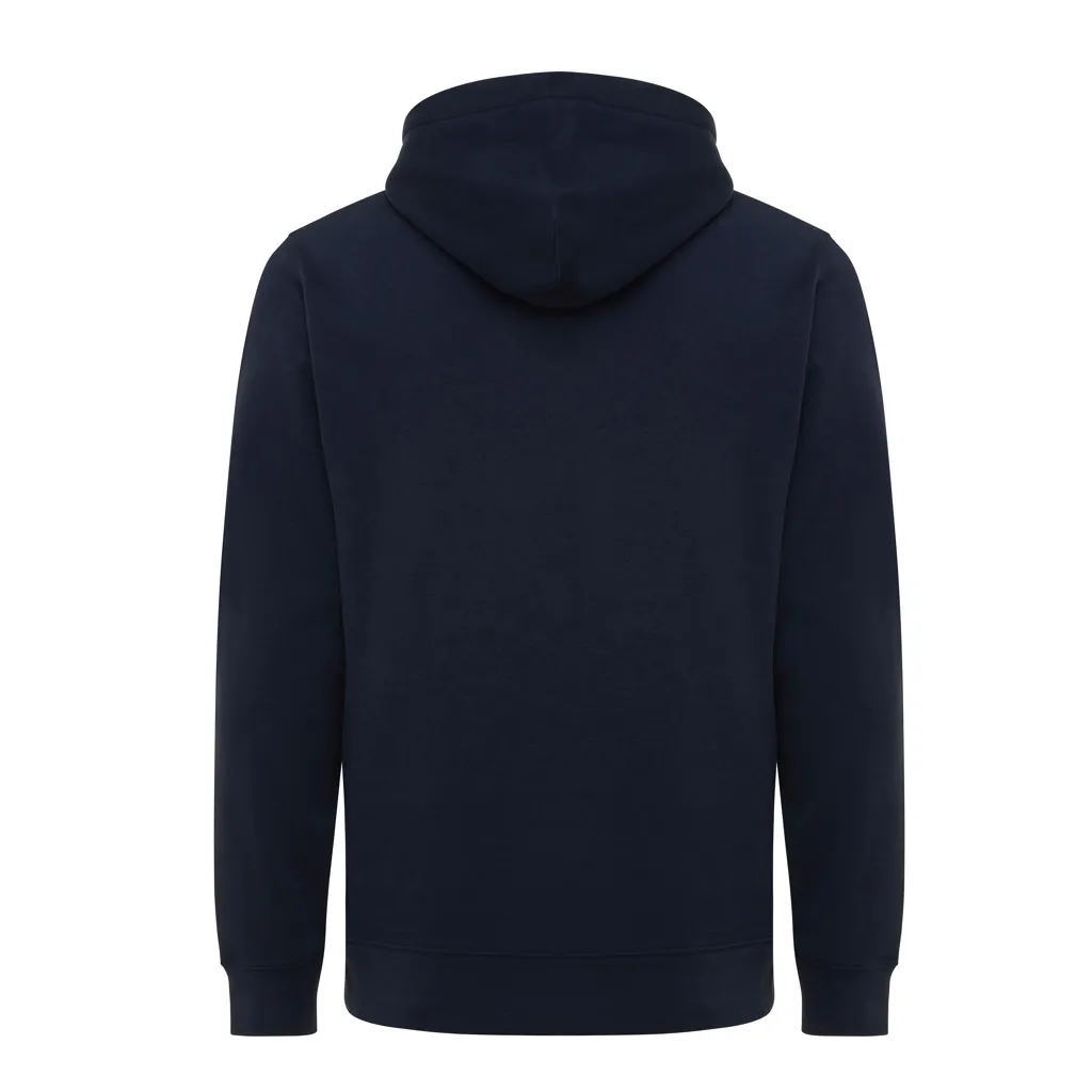 IQONIQ Yengo Hoodie mit Seitentaschen aus rec. Baumwolle, navy blau – Bild 2