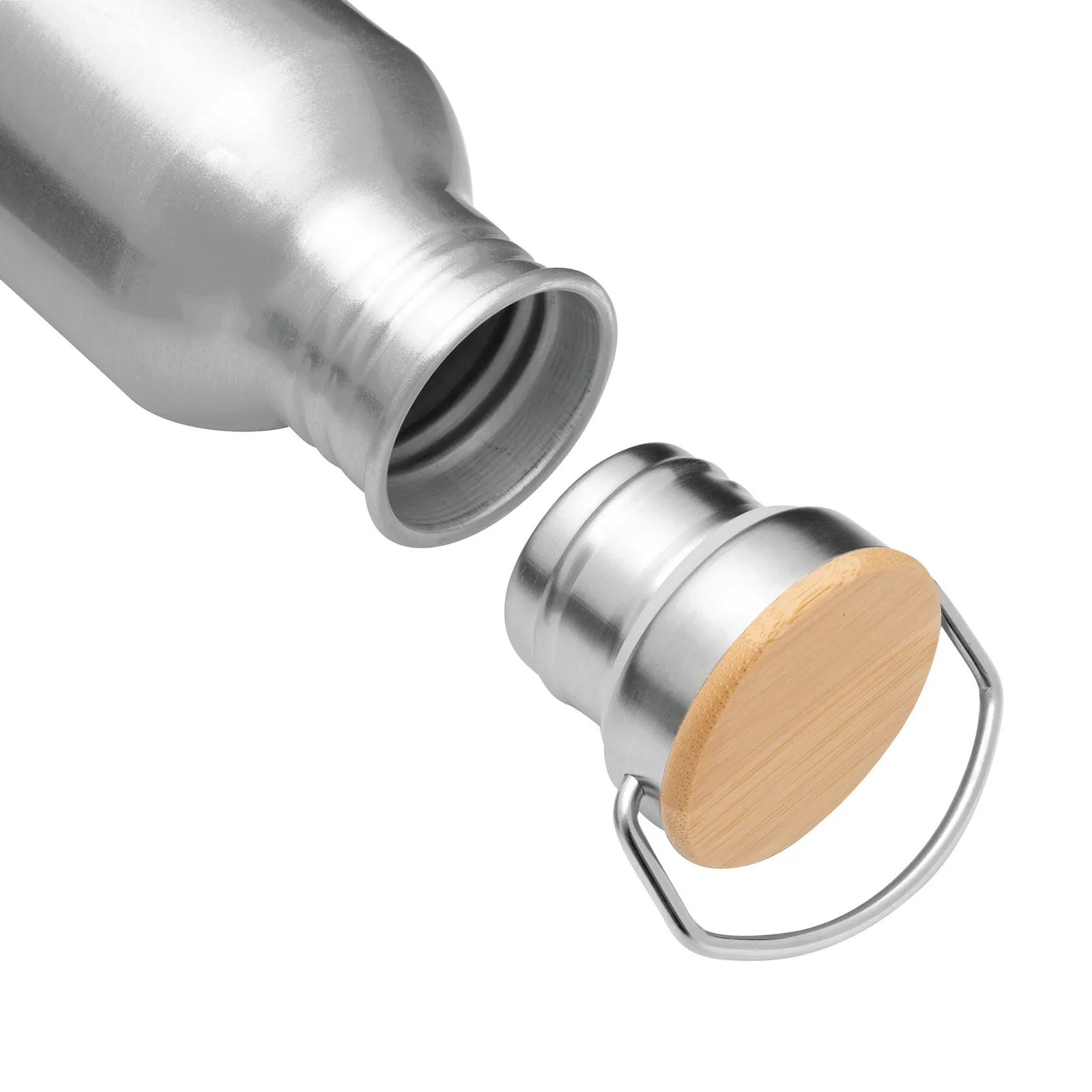 MECOZI TRANSIT - Aluminium Trinkflasche, silber – Bild 6