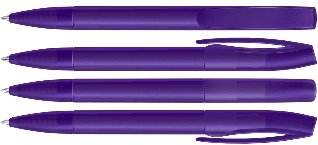 CORAL frozen Drehkugelschreiber violett, violett – Bild 2