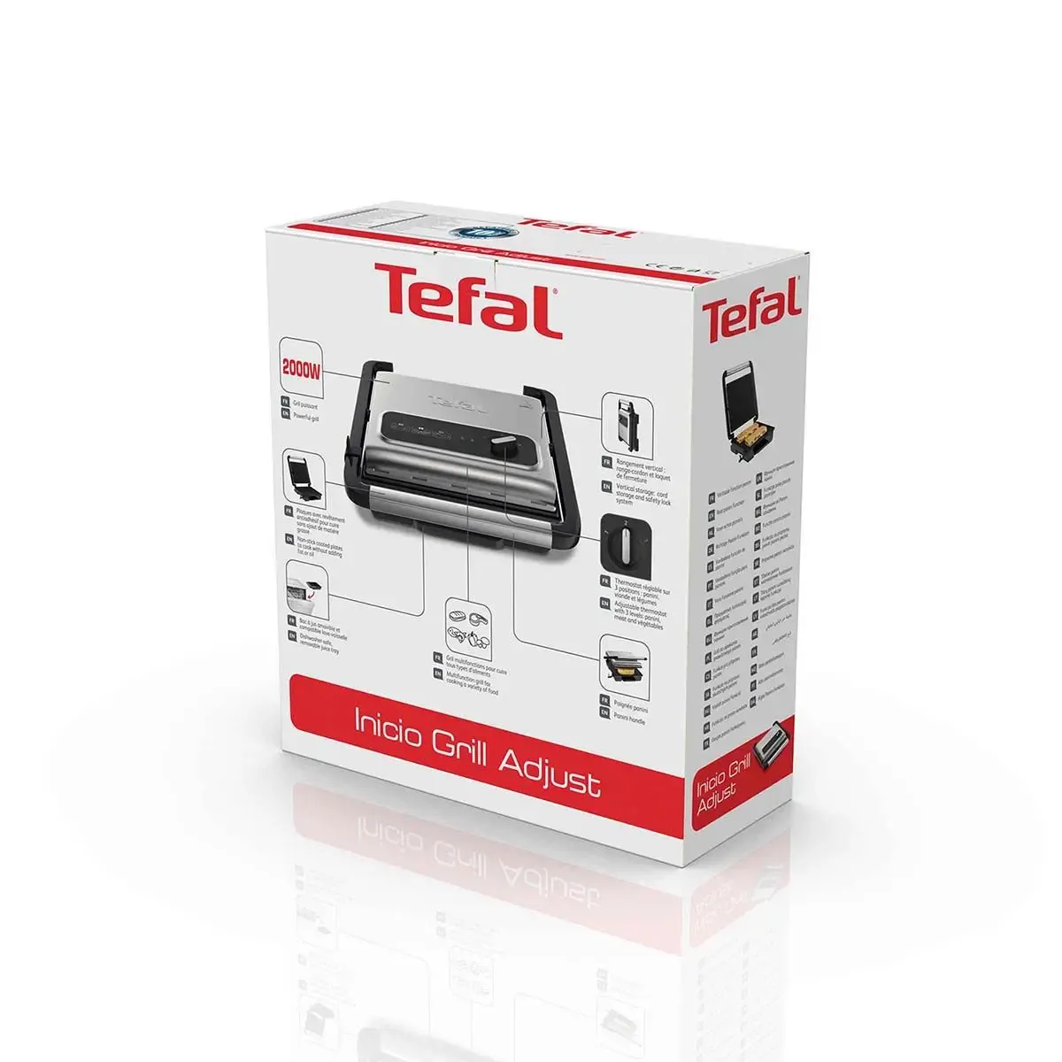 Tefal Inicio Grill Adjust, Silber – Bild 8