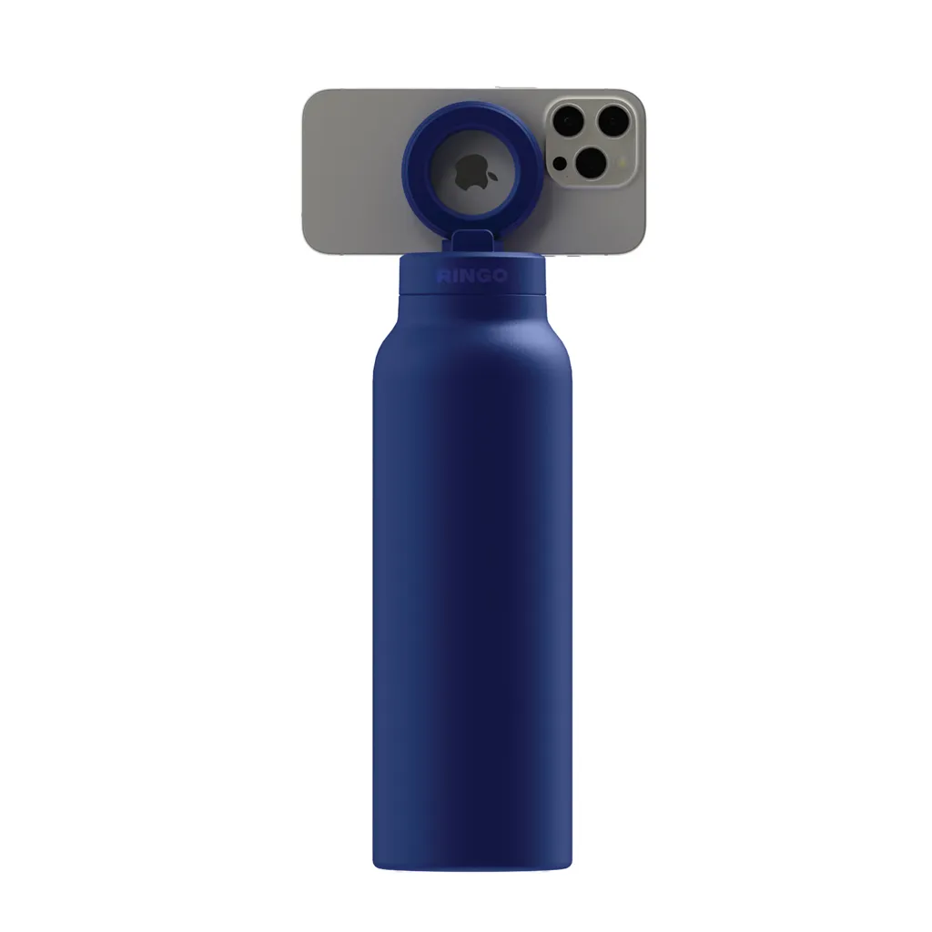 RINGO Pro MagSafe®-Trinkflasche mit magnetischem Ring, blau – Bild 5