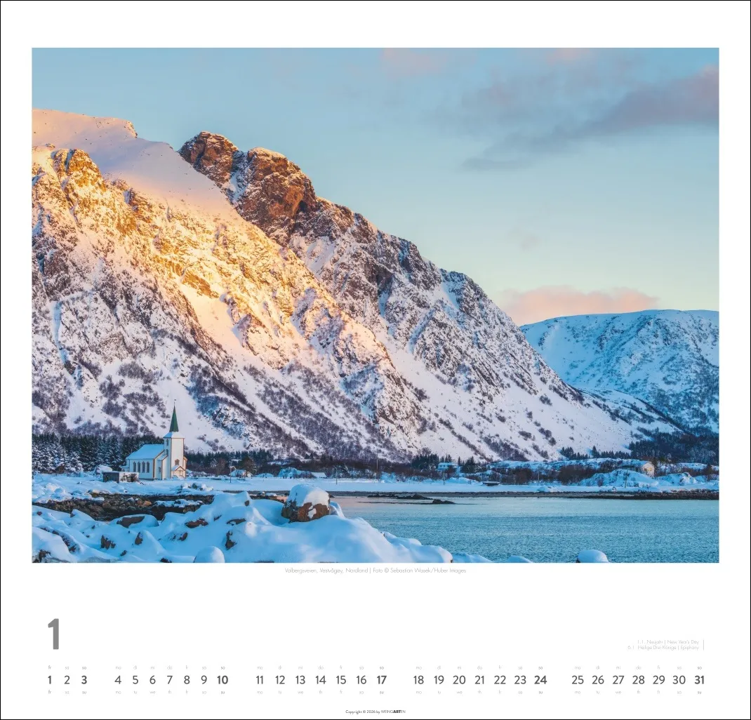 Norwegen Wandkalender 2027 – Bild 2