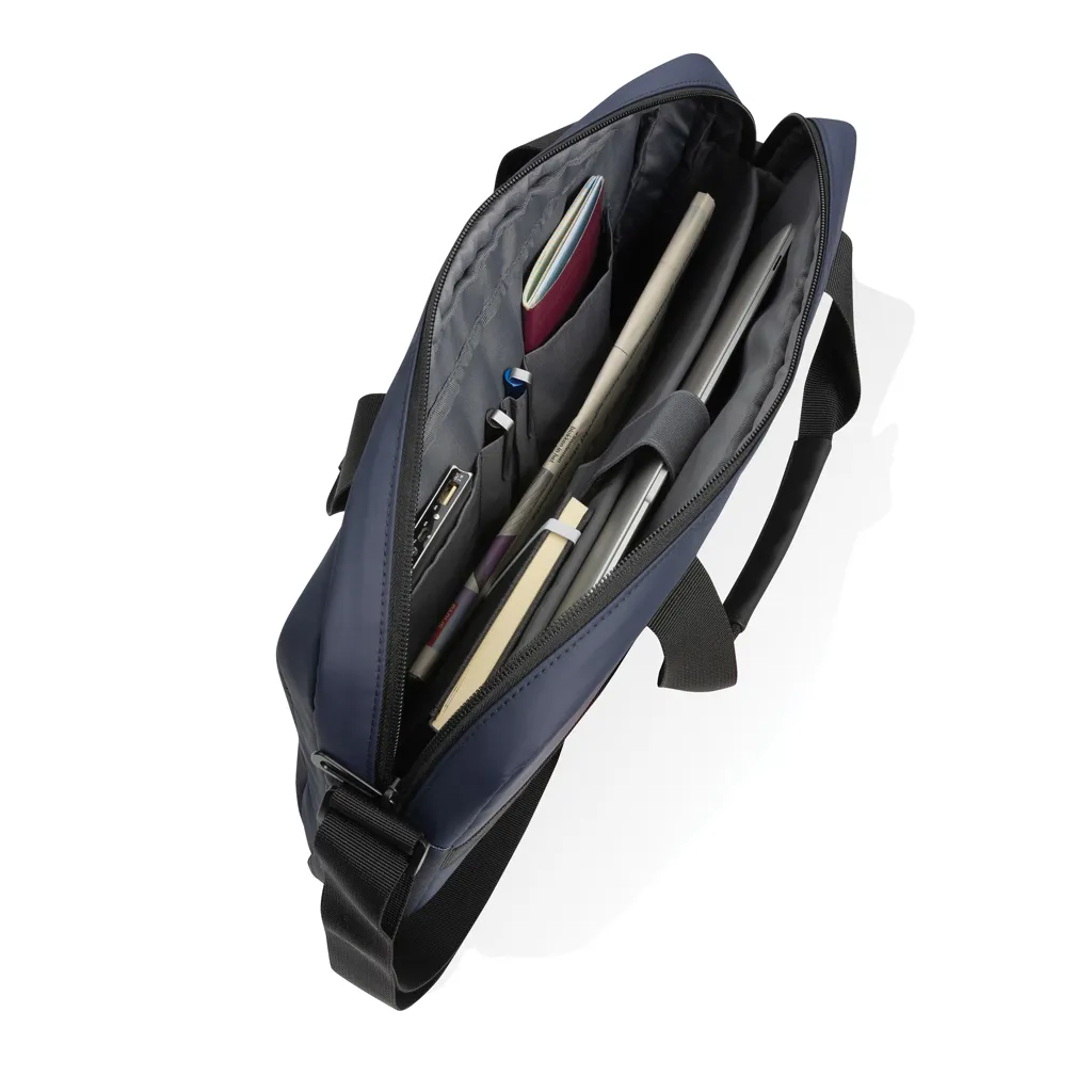 Armond AWARE™ RPET 15.6" Laptop-Tasche, navy blau – Bild 5