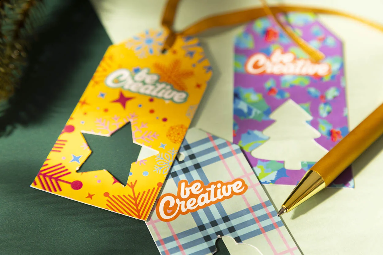Geschenkanhänger PrinTag Plus, Stern, weiß – Bild 6