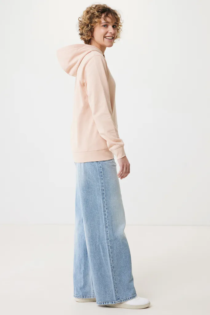 IQONIQ Yengo Hoodie mit Seitentaschen aus rec. Baumwolle, peach nectar – Bild 6