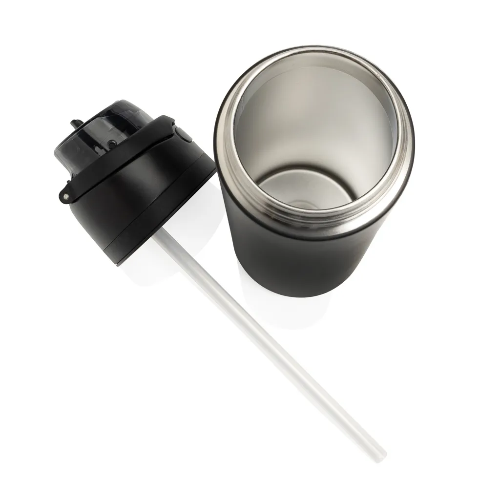 Omni Sip verschließbare Flasche aus RCS-reSteel, 720ml, schwarz – Bild 5