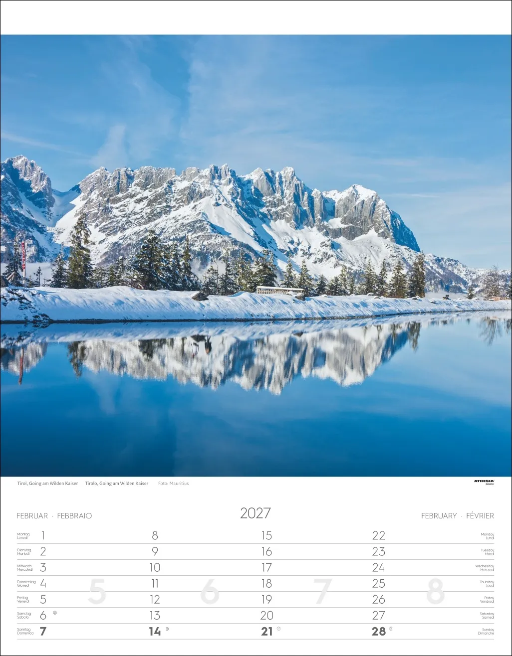 Österreich Wandkalender 2027 – Bild 3