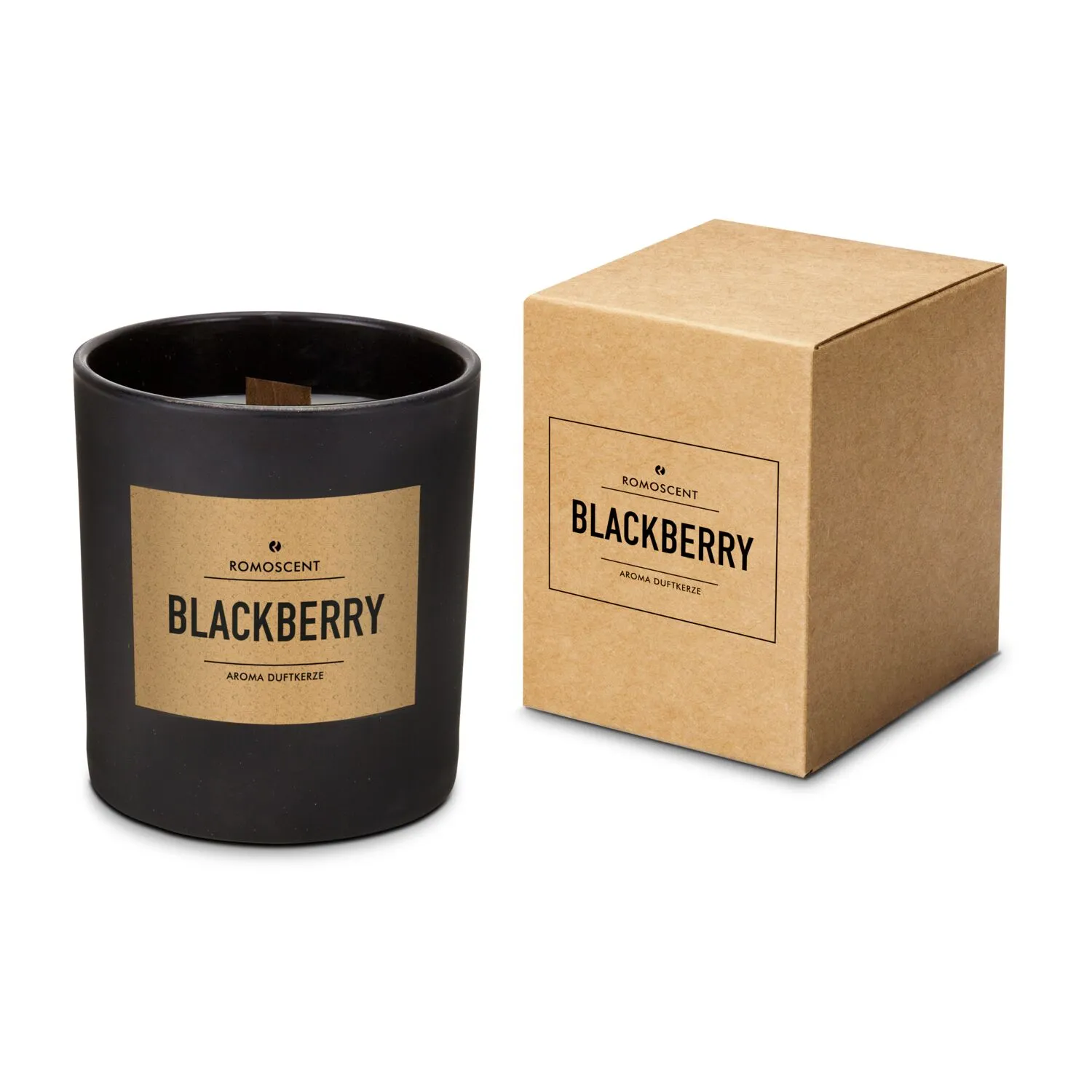 ROMOSCENT® Aromakerze Blackberry, schwarz – Bild 13
