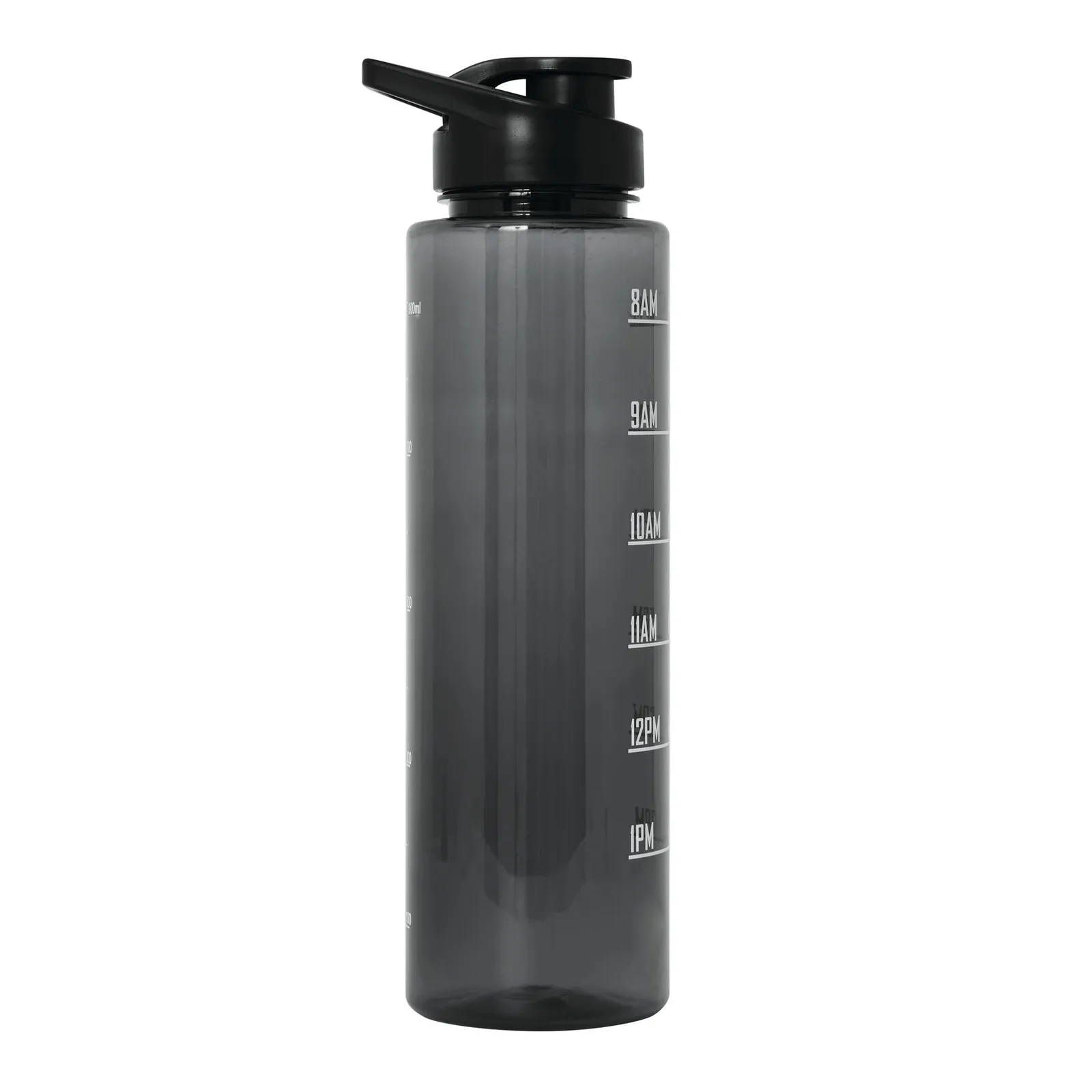 AQUA LEVEL - Sport-Trinkflasche, schwarz – Bild 9