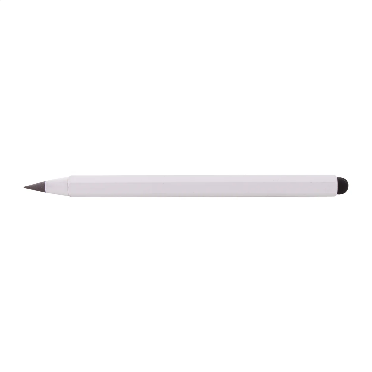 Tintenloser Stift mit Lineal Ruloid, weiß – Bild 2