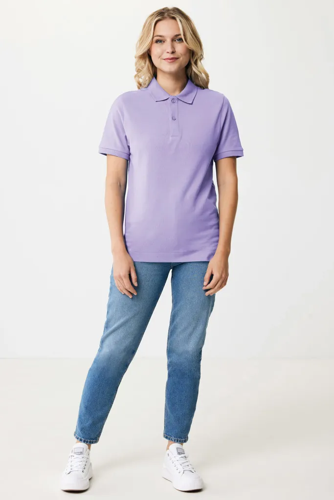 IQONIQ Yosemite Piqué-Poloshirt aus recycelter Baumwolle, lavender – Bild 5