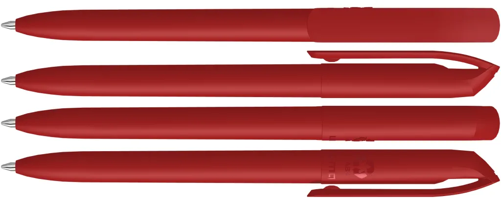 SENZ RECY Drehkugelschreiber rot, rot – Bild 2