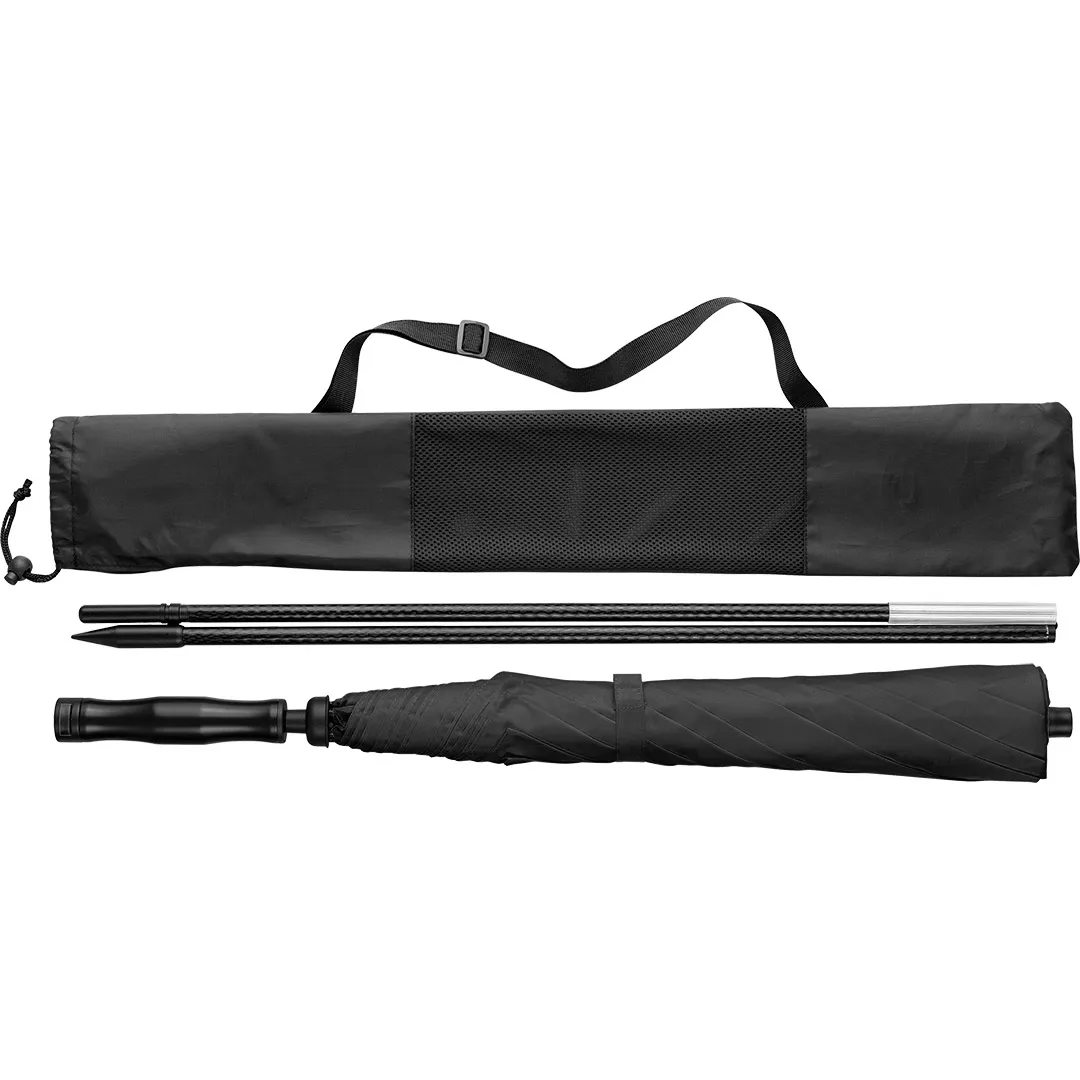 Strand-Sonnenschirm Travelmate Camper, schwarz – Bild 5