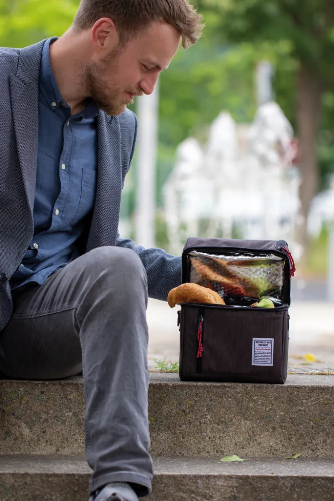 Isoliertasche BUSINESS LUNCH COOLER, anthrazit/schwarz – Bild 7