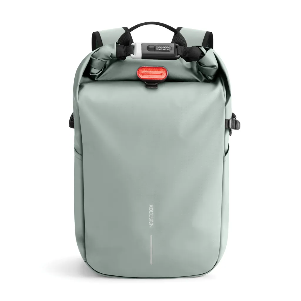Urban wasserabweisender Anti-Diebstahl Rucksack, Iceberg green – Bild 8