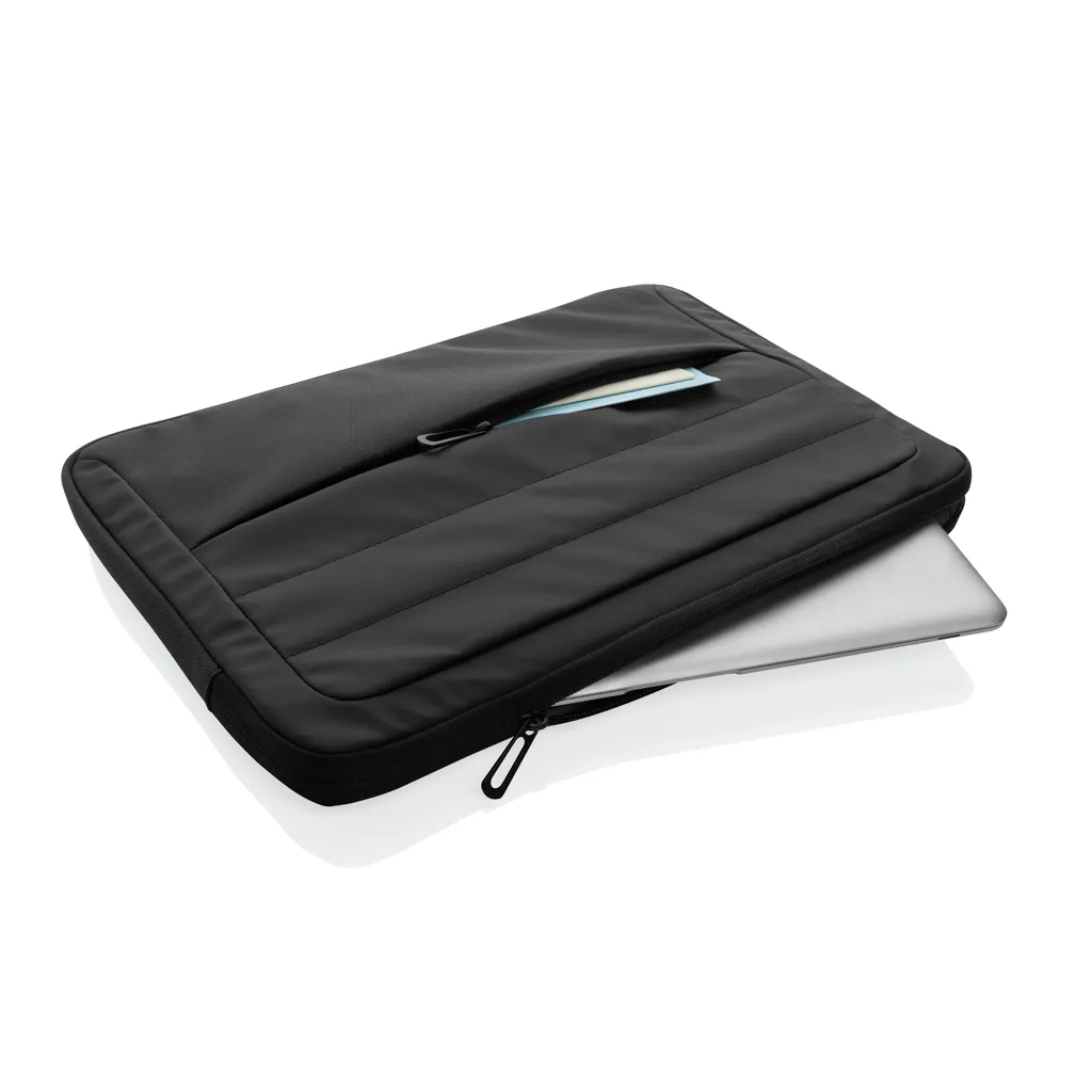 Armond AWARE™ RPET 15.6" Laptop-Sleeve, schwarz – Bild 4