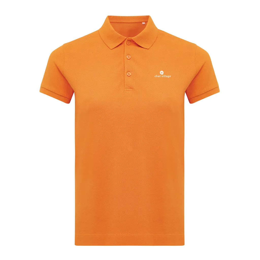 IQONIQ Yosemite Damen Piqué-Poloshirt aus rec. Baumwolle, orange – Bild 3