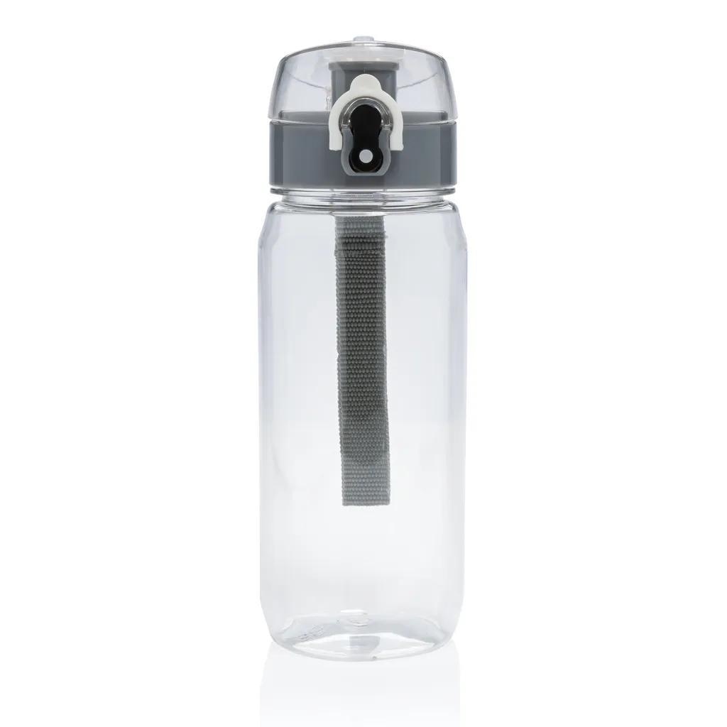 Yide RCS  rPET verschließbare Wasserflasche 600ml, transparent – Bild 2