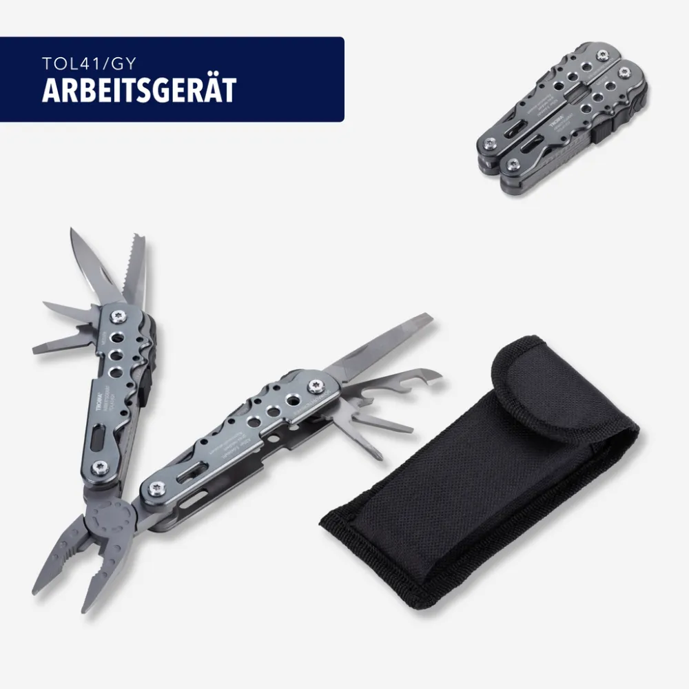 Multifunktions-Werkzeug ARBEITSGERÄT grau, grau – Bild 9
