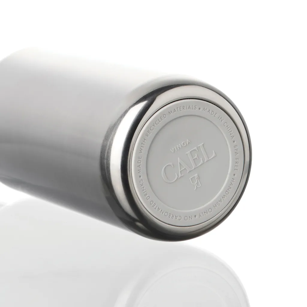 VINGA Cael RCS Stainless-Steel Trinkflasche 600ml, Silbergrau – Bild 6