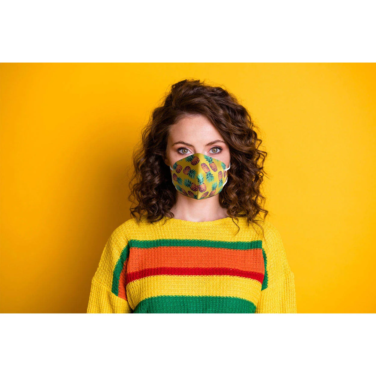 Masken-Cover CreaMask Sleeve, weiß – Bild 8