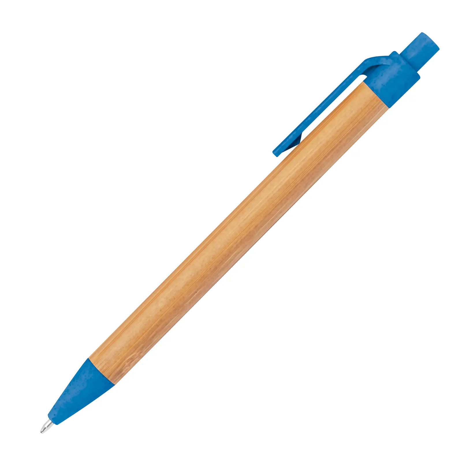 Bambus Kugelschreiber Halle, blau – Bild 2