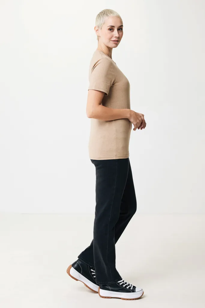 IQONIQ Manuel ungefärbtes T-Shirt aus recycelter Baumwolle, heather brown – Bild 9