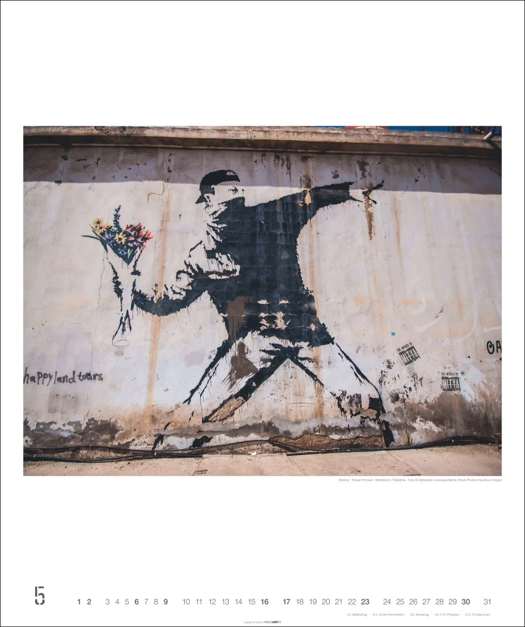 Banksy Edition Wandkalender 2027 – Bild 6