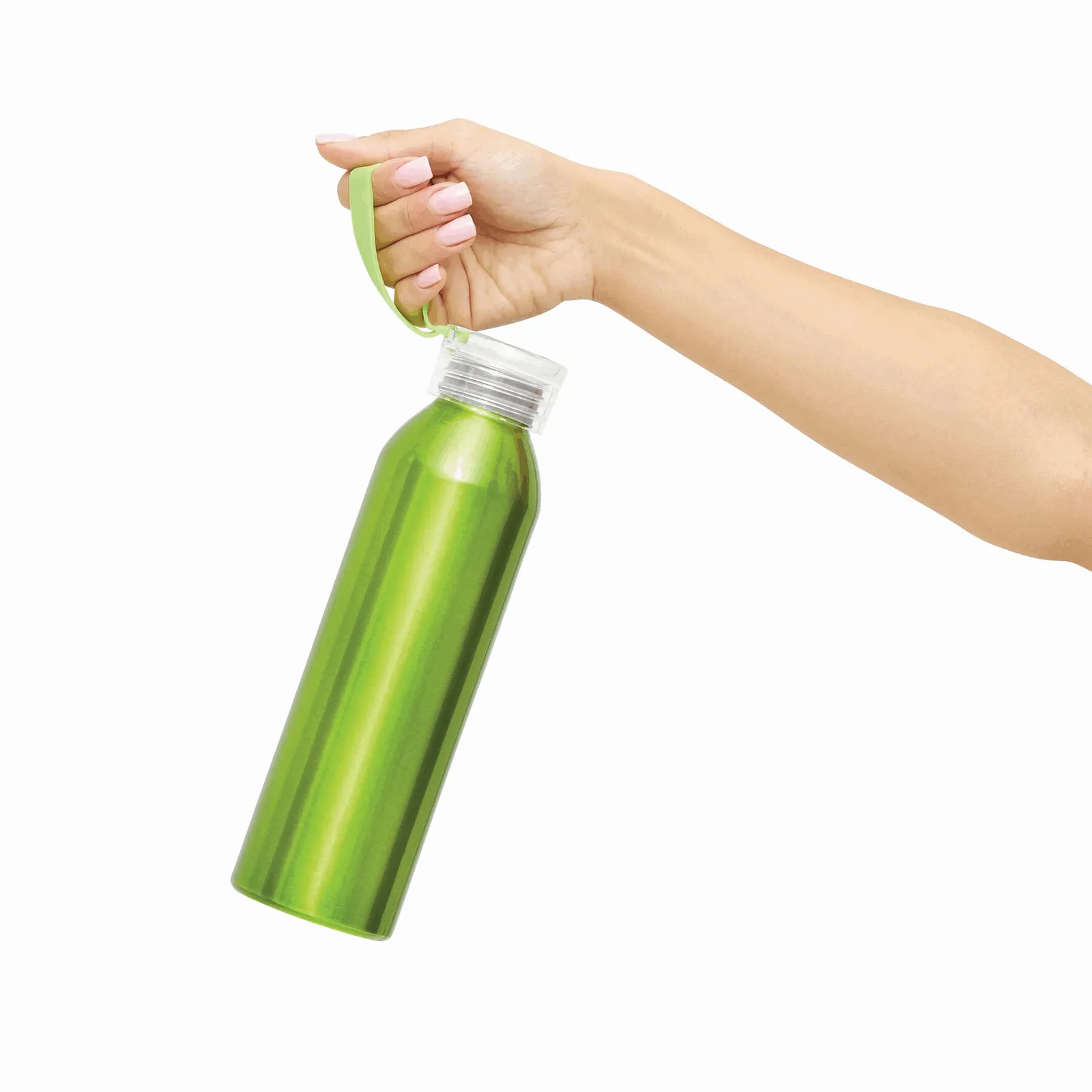 LOOPED - Aluminium Trinkflasche, apfelgrün – Bild 10