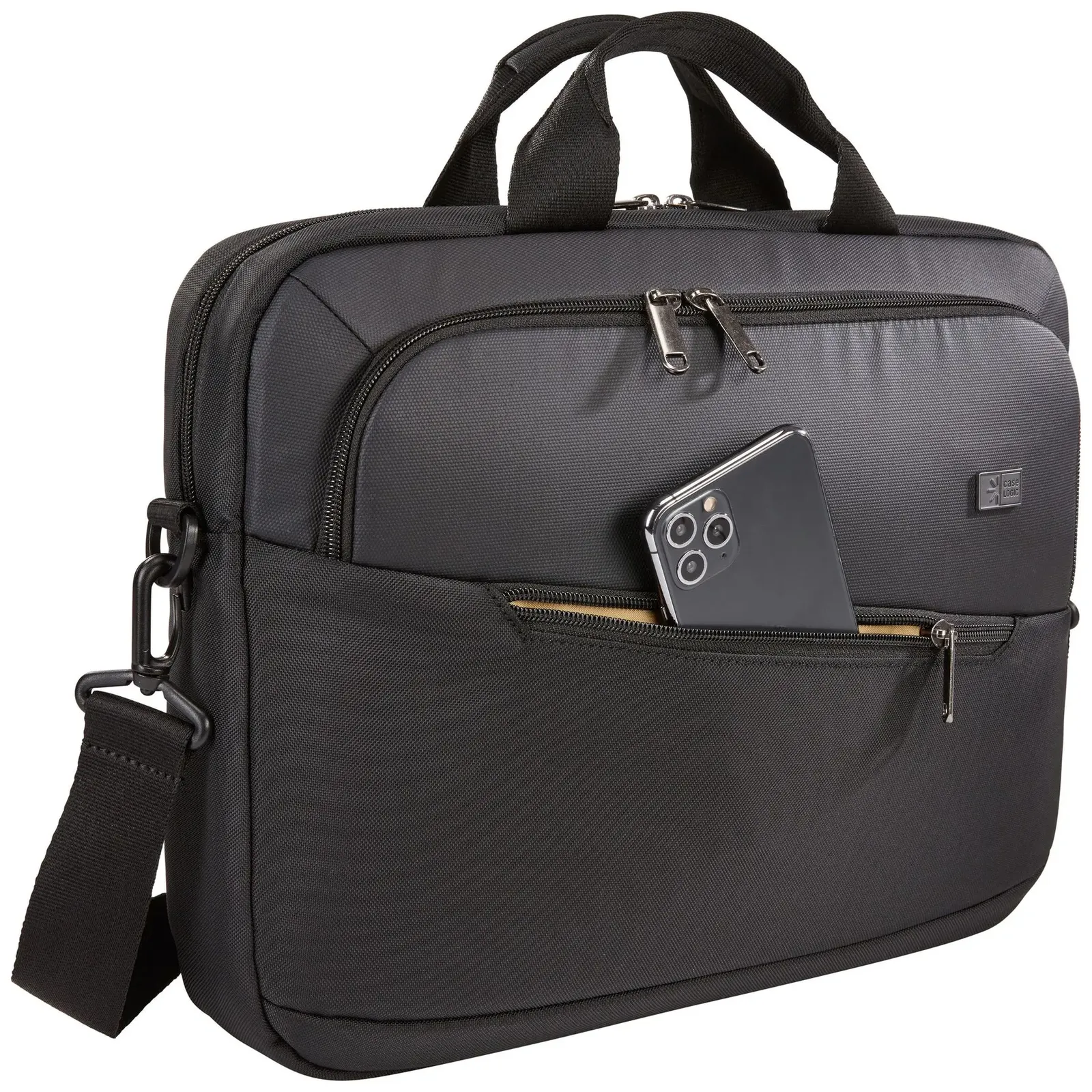 Case Logic Propel Aktentasche, 7 × 33 × 37 cm, Schwarz – Bild 2