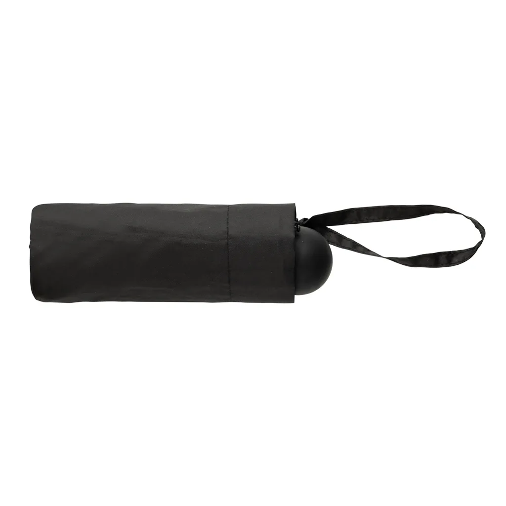 19,5“manueller Super-Mini-Schirm aus Aware™ rPET 190T Pongee, schwarz – Bild 4