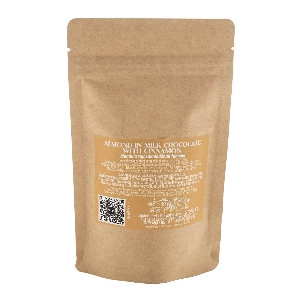 Schoko-Zimt-Mandeln Cinnanut, 70g, natur – Bild 3