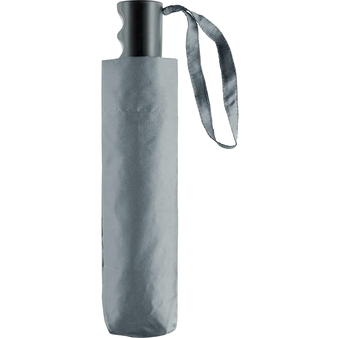 Taschenschirm ÖkoBrella, Ø 98 cm, Länge 27 cm, grau wS – Bild 2